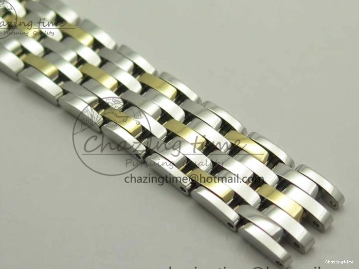 0106 Attractive De Ville Prestige Ladies 32.7mm SS MKF 1:1 Best Edition White Dial Roman Markers on SS YG Bracelet MIYOTA 7965